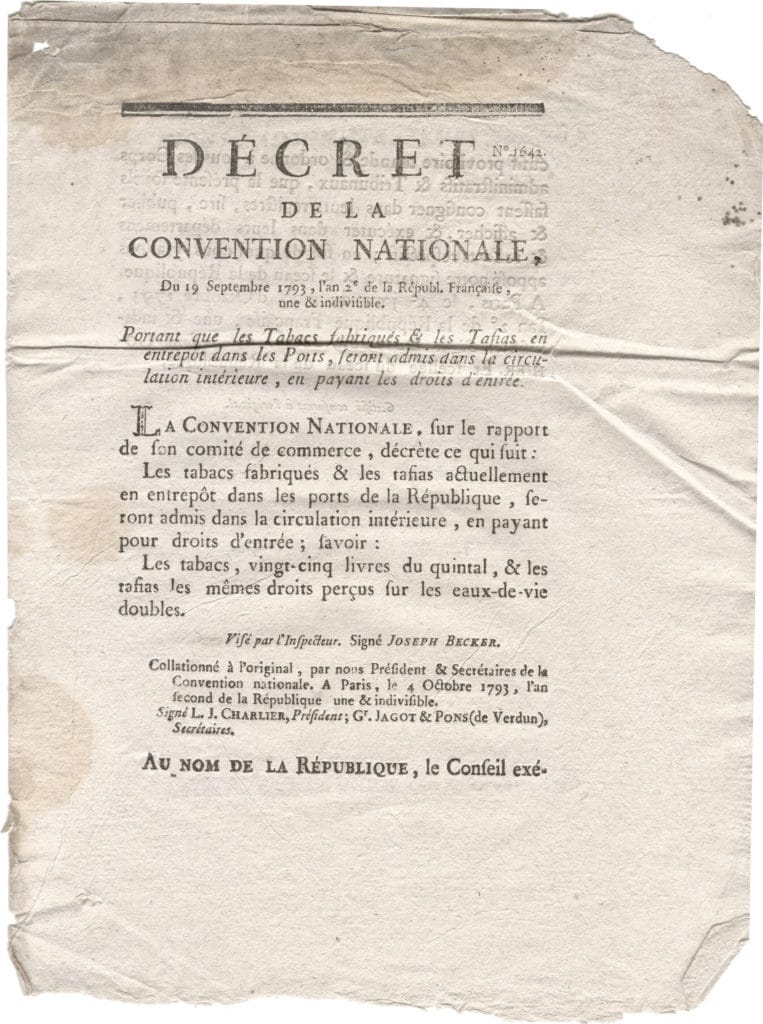 24-DÇcret Conv¯ NTle-19sept1793-entrÇe tafia port (01)