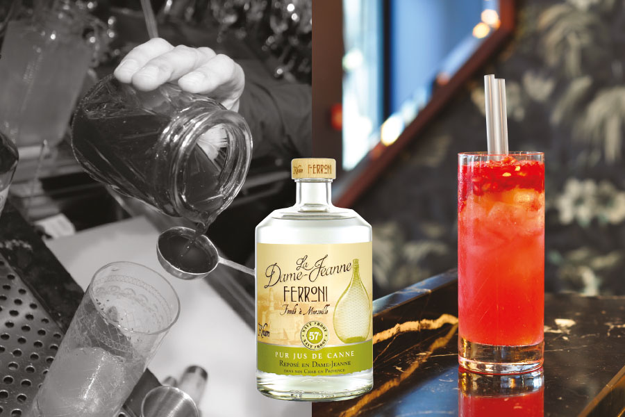 recette de cocktail au rhum Ferroni