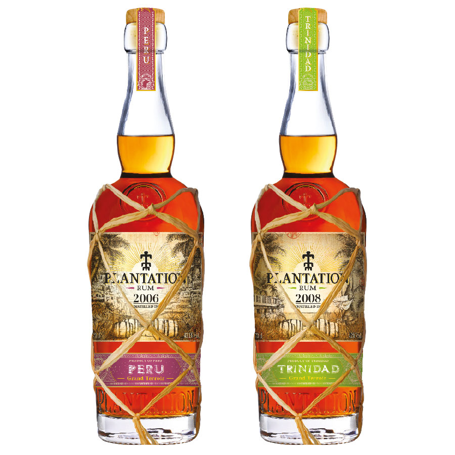 plantation rum Pérou et Trinidad