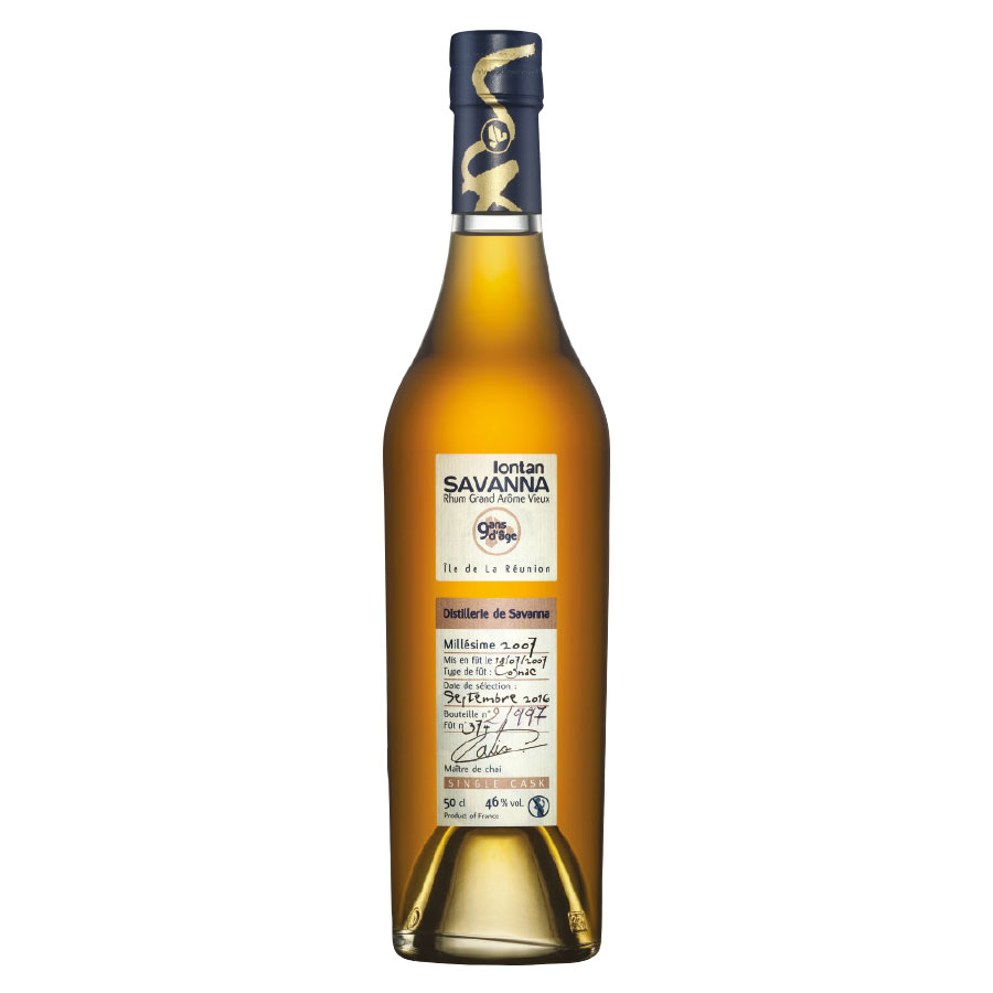 Savanna Rhum vieux Grand Arôme 9 ans - Millésime 2007