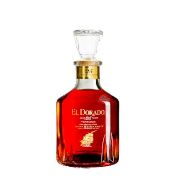 RON EL DORADO 25 AÑOS OLD VINTAGE RESERVE