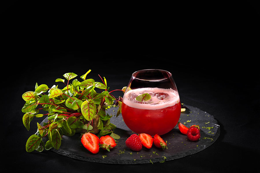 Recette de cocktail : Nathalie & Cesar au Rhum saint James 1765