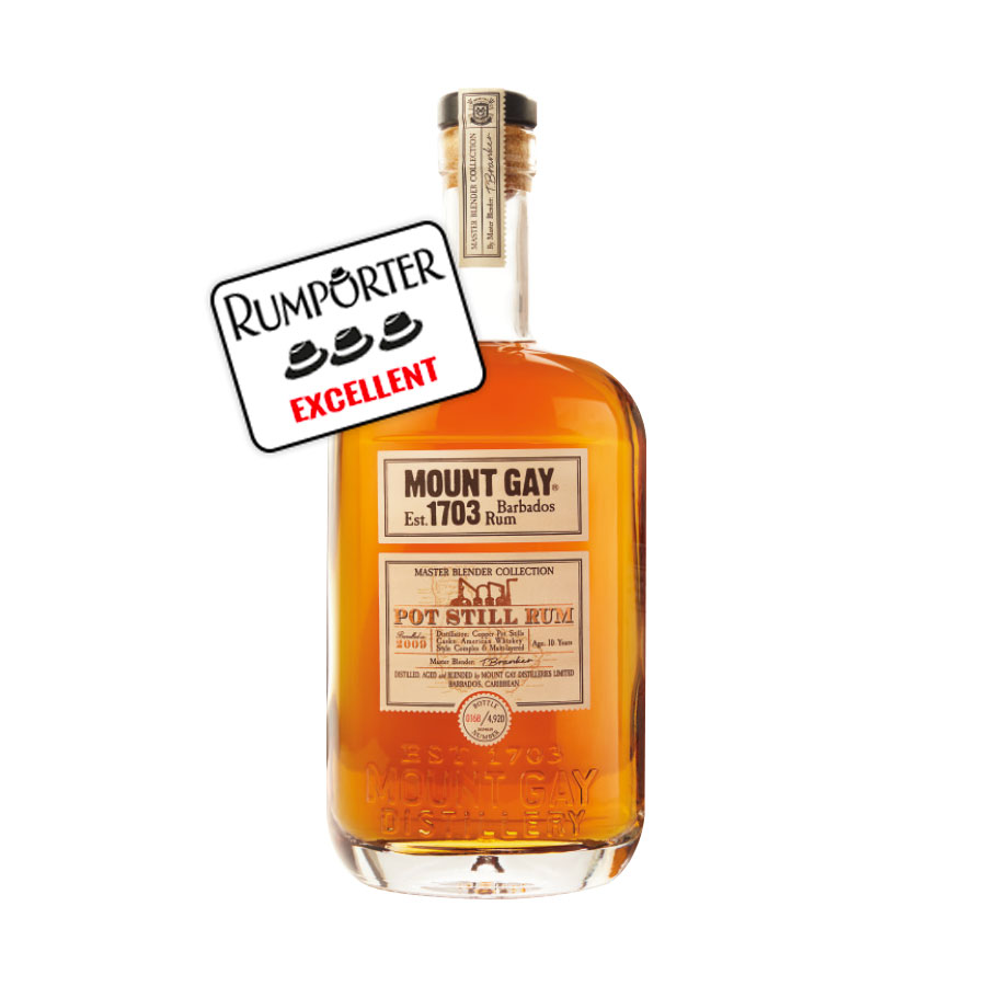 Mount Gay - Pot Still Rum 10 ans - 48%