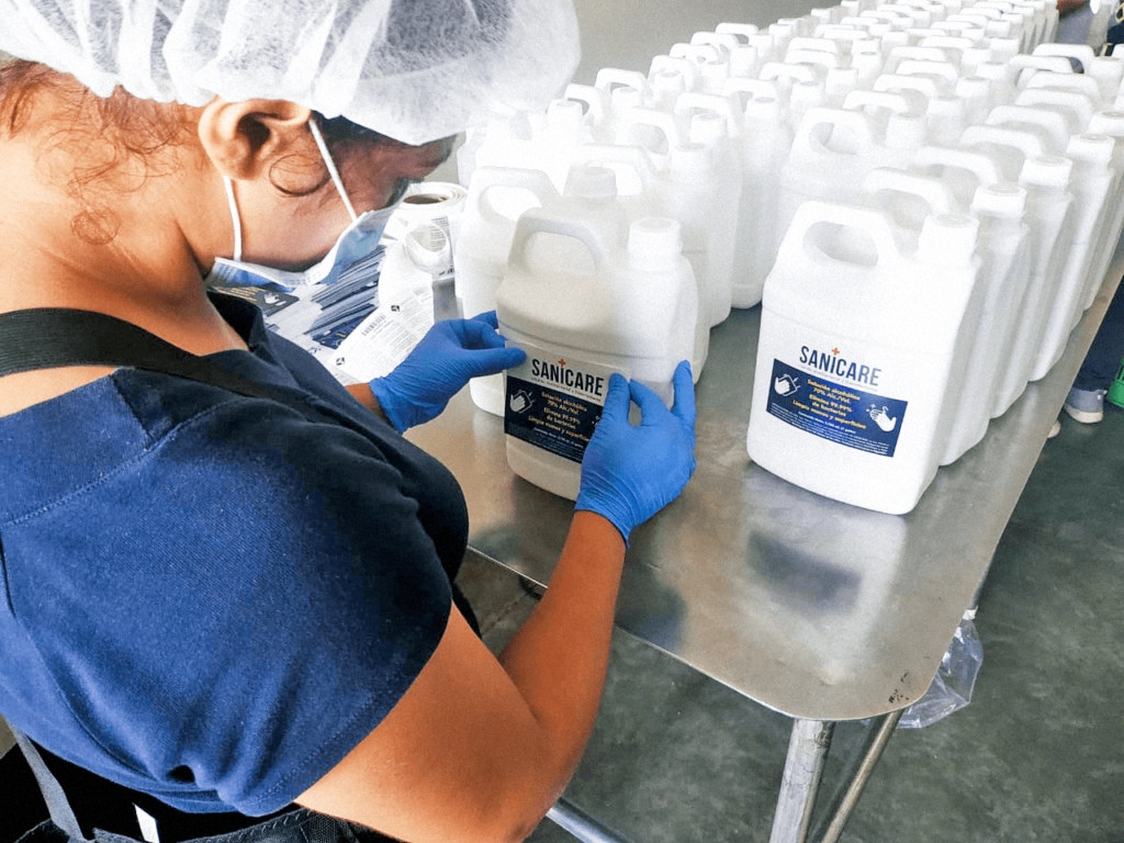 etiquetado alcohol sanitario cihuatán