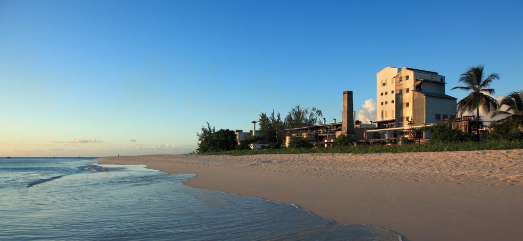WEST INDIES RUM DISTILLERY VIEW FROM BEACH 1 low res
