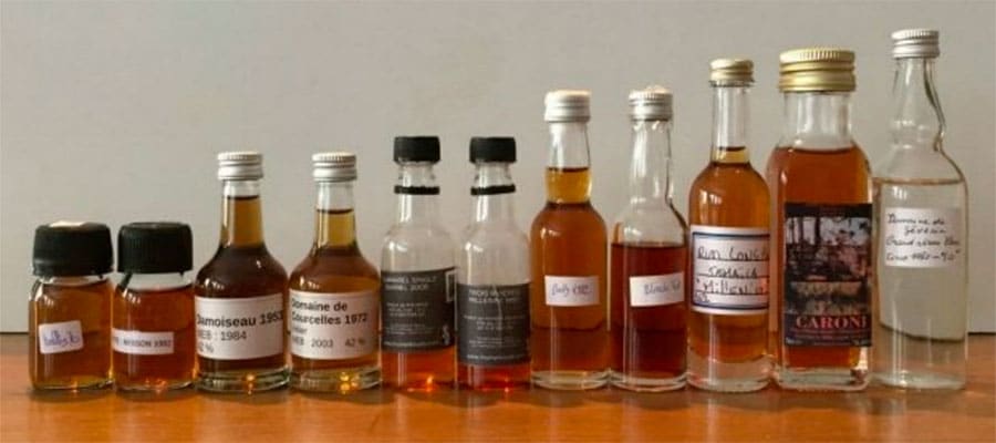 echantillons rhum