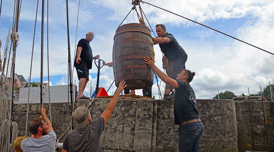 Transport rhum à la voile