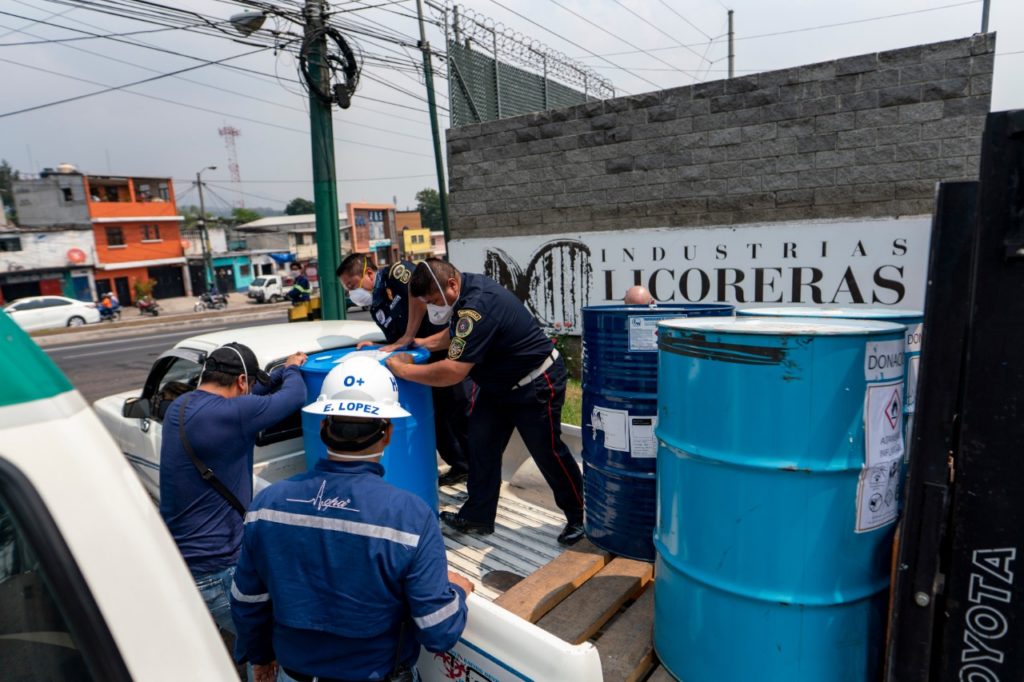 donación alcohol sanitario ILG