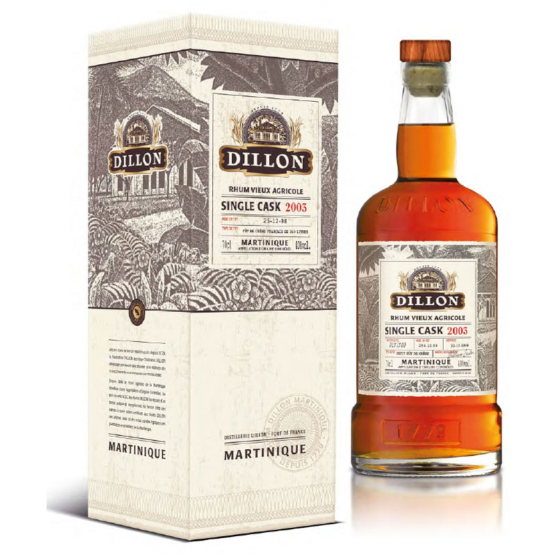 Dillon - 2003 Single Cask Fût N° 901 ou 1004 