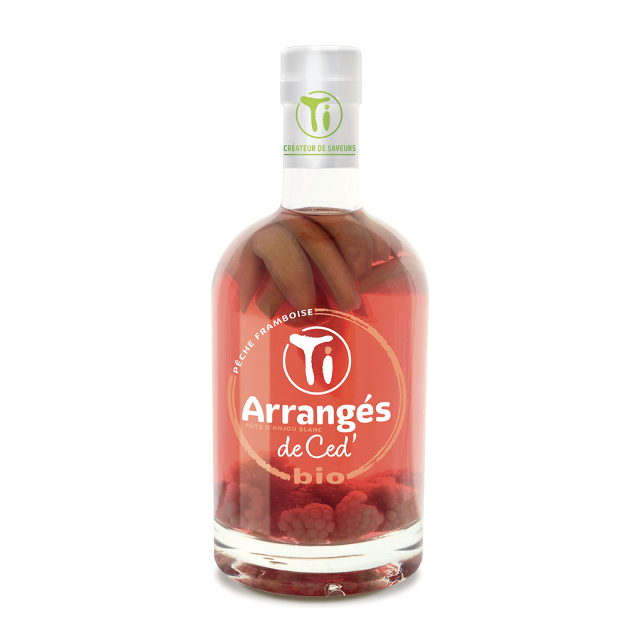 Les Rhums de Ced framboise et la pêche bio