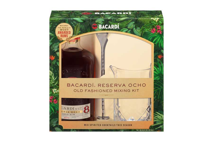 Bacardi Reserva Ocho - Old Fashioned Mixed Kit