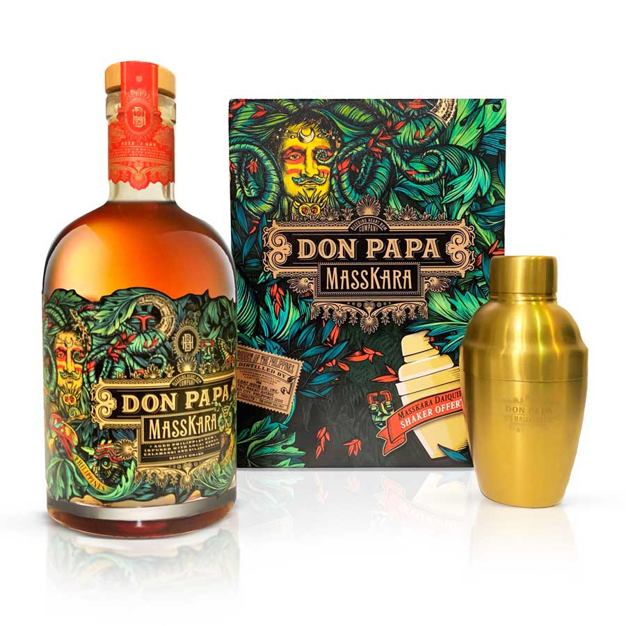 Coffret Don Papa Masskara - Shaker