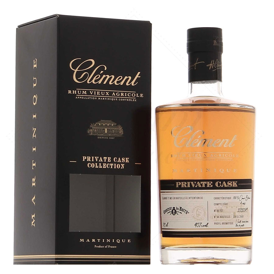 Clément Single Cask Canne Bleue 4 ans fût 20130049