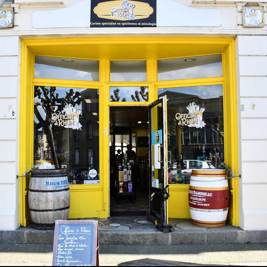 Officine à Rhum vitrine