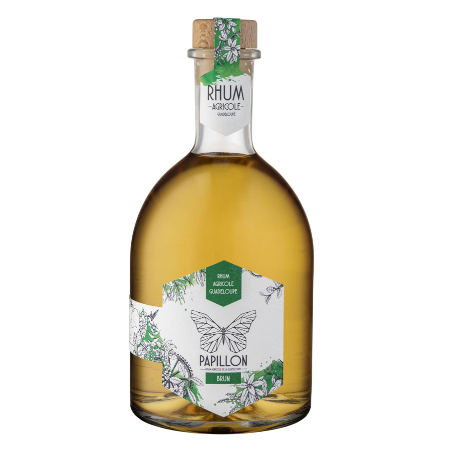 Papillon longueteau brun