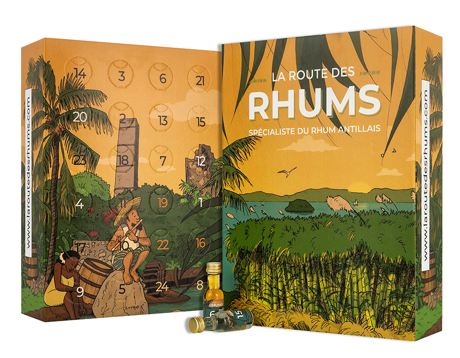 Calendrier 24 rhums agricoles des Antilles