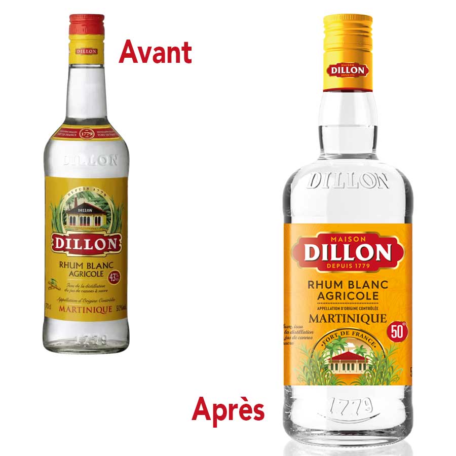 Dillon changement packaging