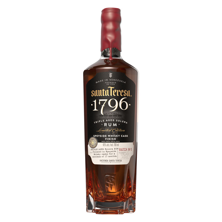 Santa Teresa 1796 –Speyside Whisky Cask Finish – Triple Aged Solera Rum – Limited Edition Batch N°1