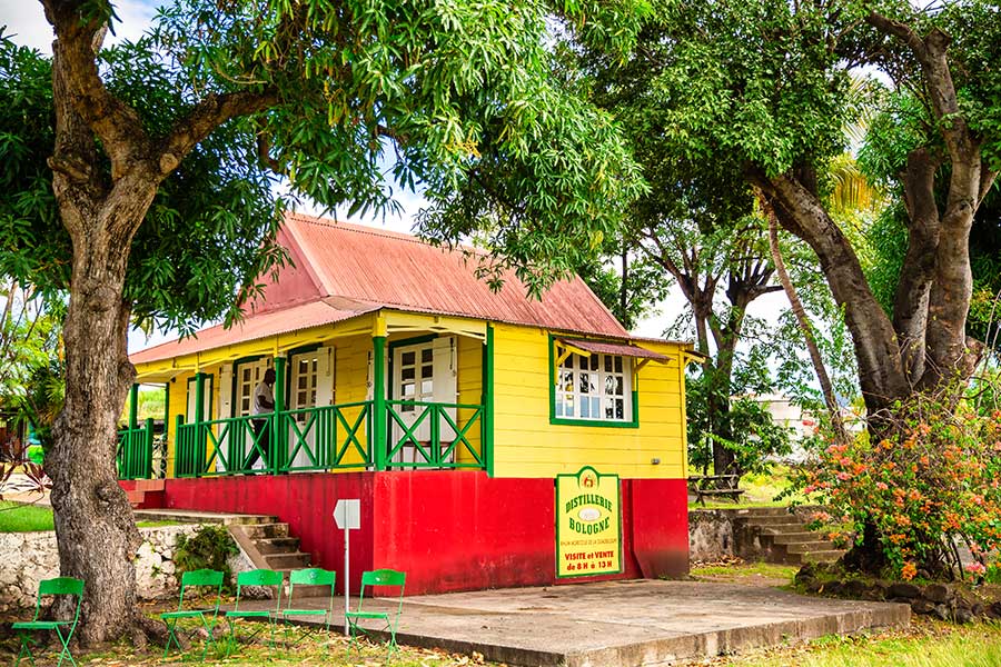Case créole réhabilitée chez Bologne - Guadeloupe