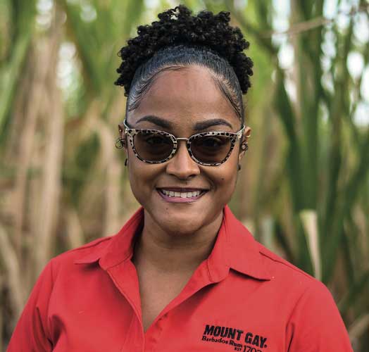 Jackie Broomes Manager en charge du développement durable chez Mount Gay