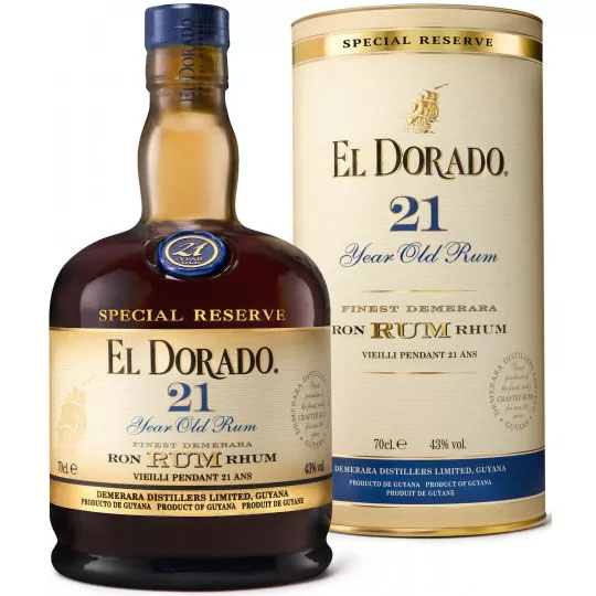 Rhum El Dorado 21 ans