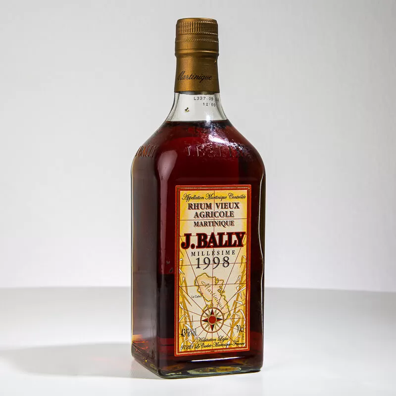 RHUM J.BALLY - MILLÉSIME 1998
