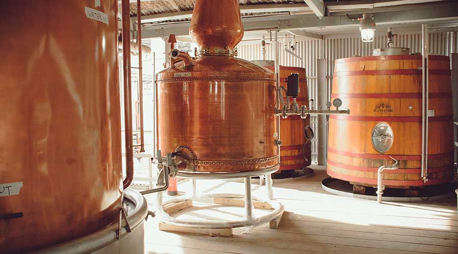 Alambics pot still chez WIRD