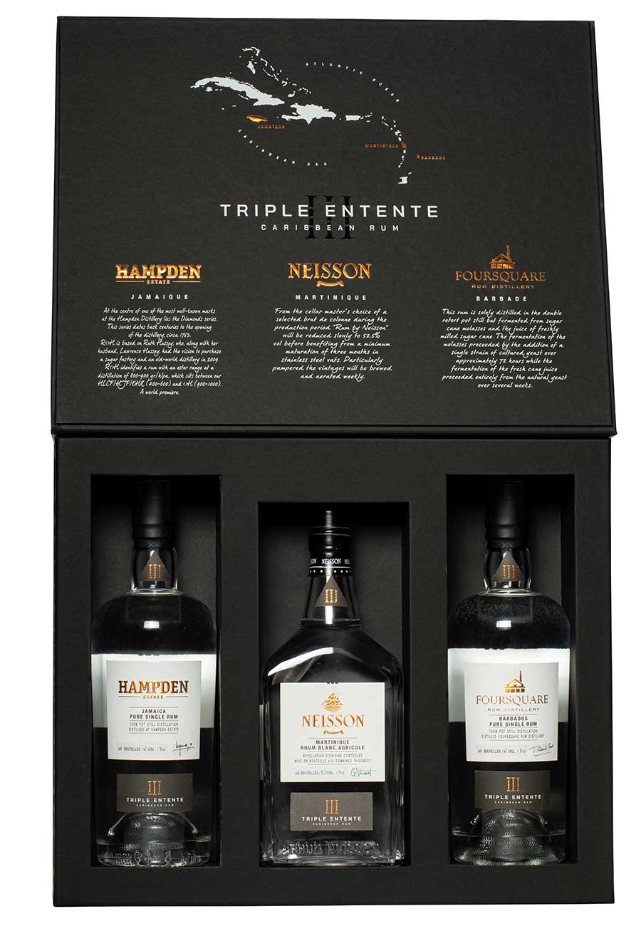 Coffret velier triple entente