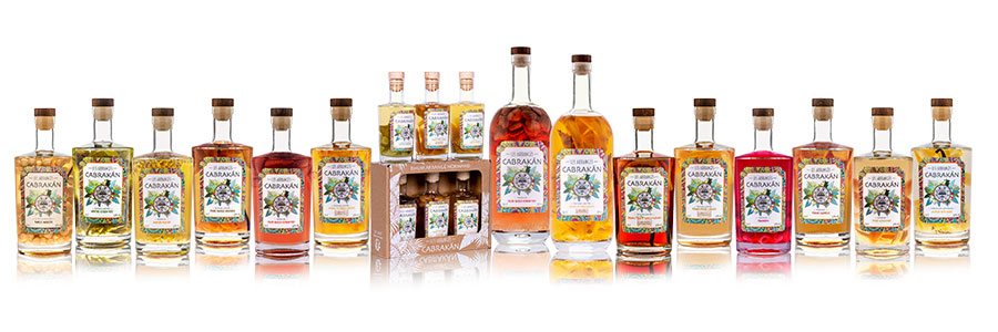 gamme Cabrakán rhums arrangés normands
