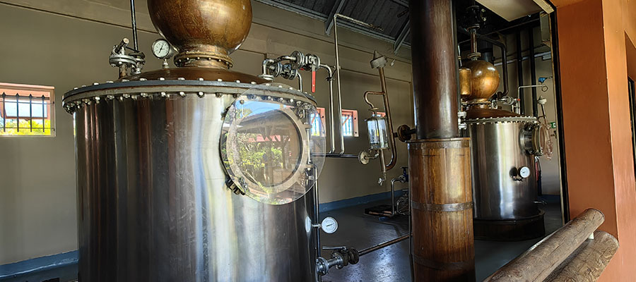 Chamarel distillerie