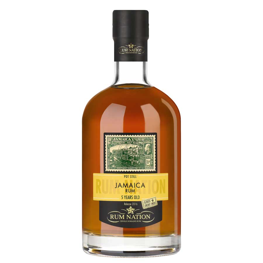 RUM NATION 5 ANS JAMAICA POT STILL SHERRY FINISH OLOROSO